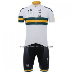 Completo Maglia + Pantaloncino con bretelle 2022 Nazionale Australia Manica Corta